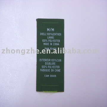 label (étiquette)