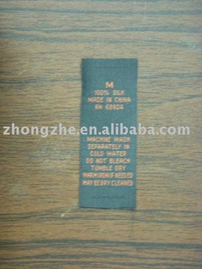 label (étiquette)