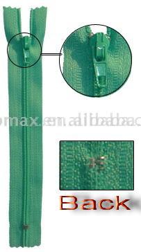 nylon close end zipper