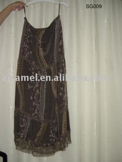 silk dress (robe de soie)