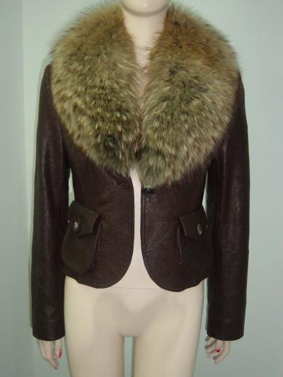 Women`s Leather Coat (Женская кожа Герб)
