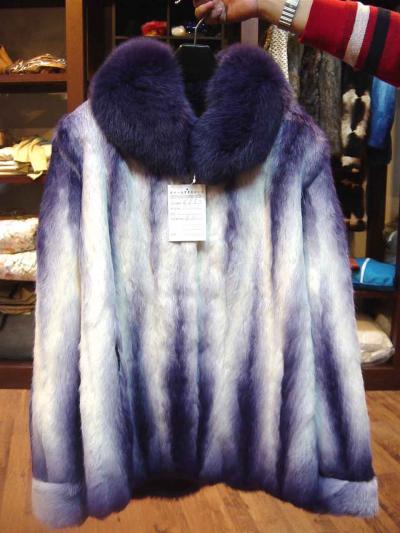 ladies rabbit fur coat (ladies rabbit fur coat)