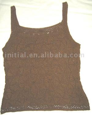 ladies` crochet camisle (ladies` crochet camisle)