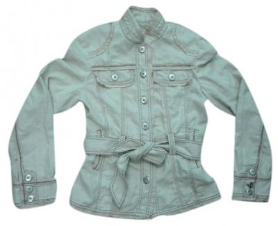 Linen/Cotton Raw Seam Jacket (Linen/Cotton Raw Seam Jacket)