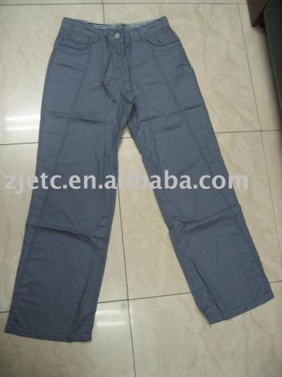 ladies` seam detail linen trousers (Дамские шов брюк белья подробнее)