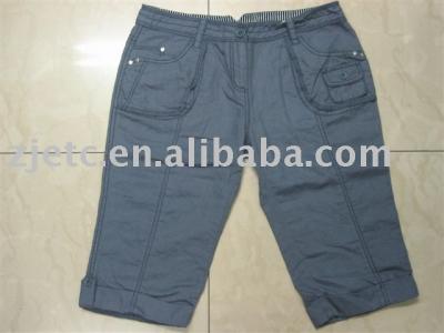 ladies` linen crops pants (Дамские белья культуры брюки)