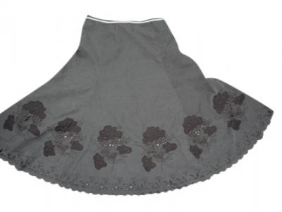 Corduroy Skirt with Embroidery (Вельвет юбка с вышивкой)