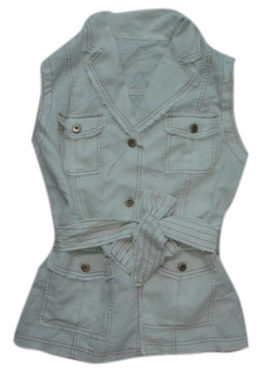 Ladies` Woven Vest (Ladies` Woven Vest)