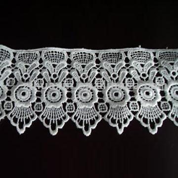 Water Soluble Embroidered Lace (Soluble dans l`eau brodé dentelle)