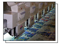 computerized embroidery machine (EDV-Stickmaschine)