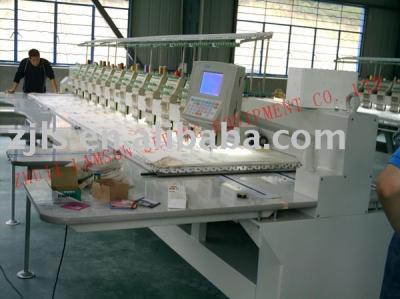 12 heads Flat embroidery machine