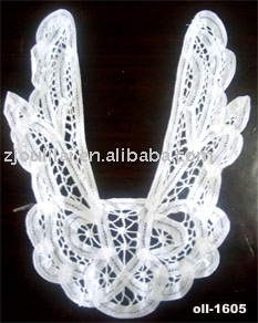 crochet neck lace (вязание крючком кружево шеи)