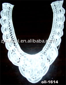 crochet neck lace (вязание крючком кружево шеи)