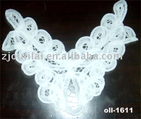 crochet neck lace (вязание крючком кружево шеи)