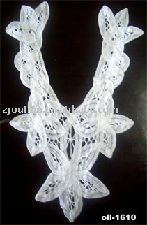 crochet neck lace (вязание крючком кружево шеи)