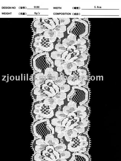 elastic lace (elastischer Spitze)