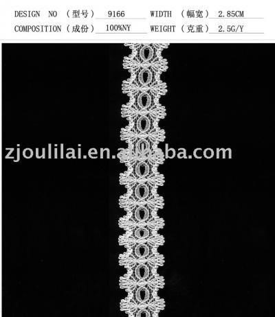 elastic lace (elastischer Spitze)