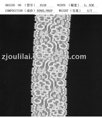 elastic lace (elastischer Spitze)