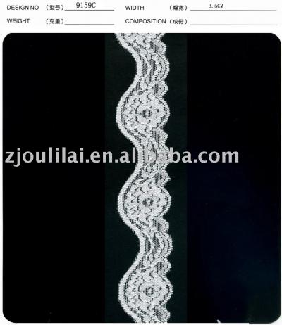 elastic lace (elastischer Spitze)