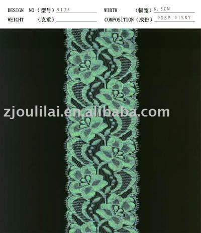elastic lace (elastischer Spitze)