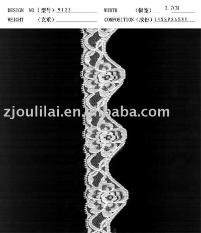 elastic lace (elastischer Spitze)