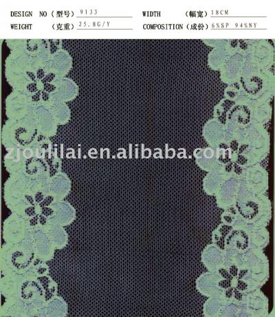 elastic lace (elastischer Spitze)