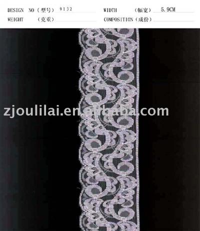 elastic lace (elastischer Spitze)