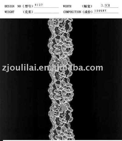 elastic lace (elastischer Spitze)