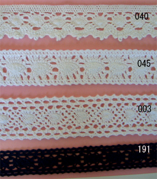 cotton lace (dentelle de coton)