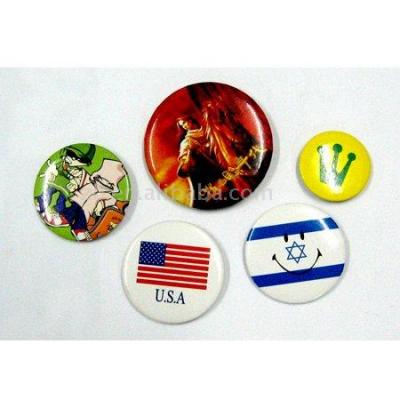 Tin badge