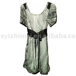 Ladies` Silk Dress (Ladies` Silk Dress)