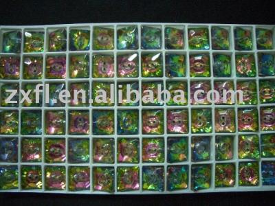 rhinestone button (bouton strass)