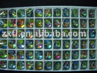 rhinestone button (bouton strass)