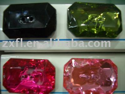 rhinestone button (bouton strass)