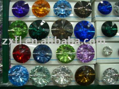 rhinestone button (bouton strass)