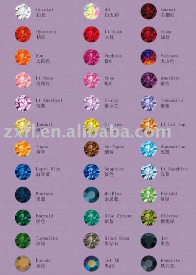 chaton color rhinestone (Chaton couleur strass)