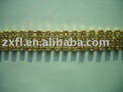 rhinestone cup chain