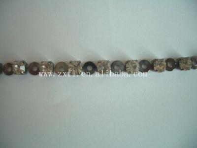 rhinestone cup chain