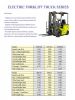 Electric Forklift Truck Series (Chariot électrique Truck Series)