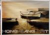 Oil paintings: Seascape,boats,harbor (Ölmalerei: Marine, Boote, Hafen)