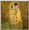 old masters` oil paintings: the kiss from Klimt