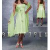 Elegant Green Flowers Beadworks Strapless Bridesmaids Bridal Wedding Evening Dre (Elegant Grüne Blumen Beadworks Strapless Brautjungfern Braut Hochzeit Abend Dre)