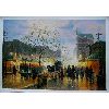 Street view oil painting (Street View peinture huile)