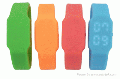 LED USB Watch