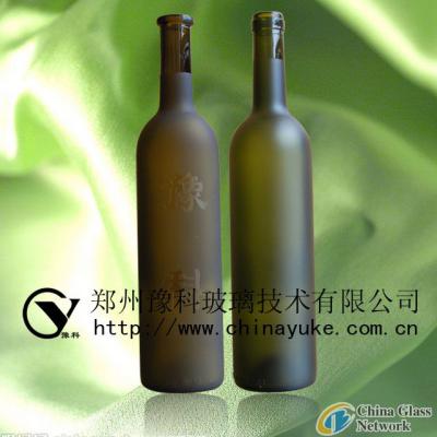 bottle glass frosting powder ()