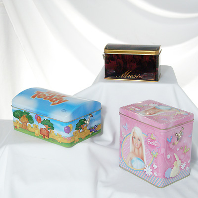 Musical Tin Box / Biscuit Tin / Chocolate Tin / Food Tin