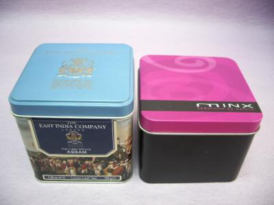  Tea Tin / Square Tin Box ( Tea Tin / Square Tin Box)