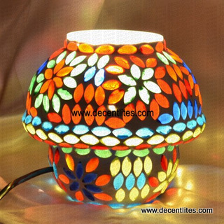 GLASS MOSAIC TABLE LAMP ()