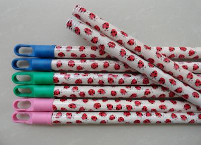 PVC coated wooden mop handle ()