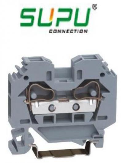 Din rail mouted terminal block din rail cage clamp connector ()